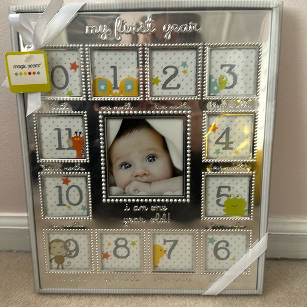 My First Year Photo Frame by magic years
